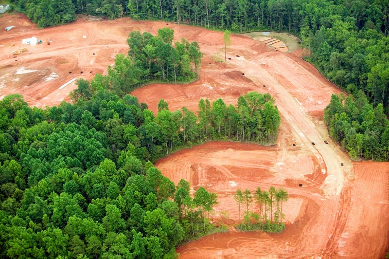 Easement Land Clearing in Gwinnett County, GA