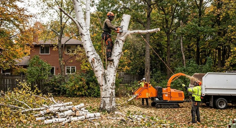 Birch Tree Cutting Service